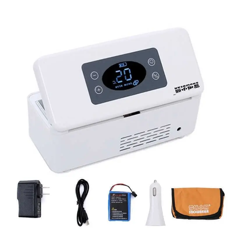 

Portable Insulin Cooler Box Mini Drug Constant Temperature Refrigerator 2-25degree