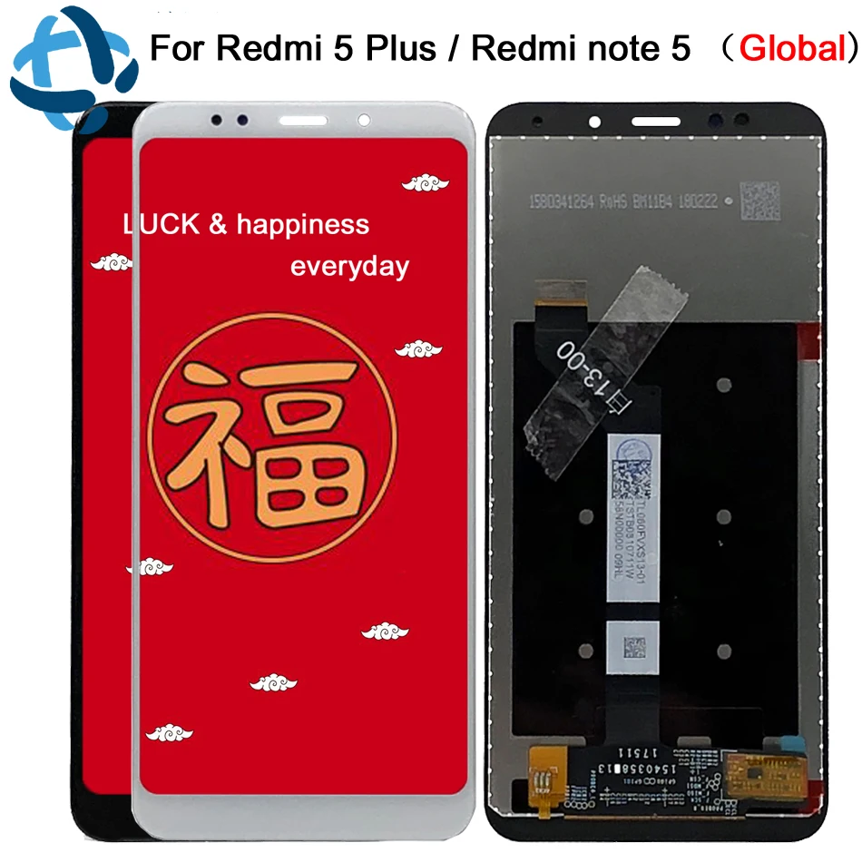 

5.99"For Xiaomi Redmi 5 Plus LCD Display touch Screen Redmi5 Plus / Note 5 Global LCD Digitizer Replacement Repair Spare Parts