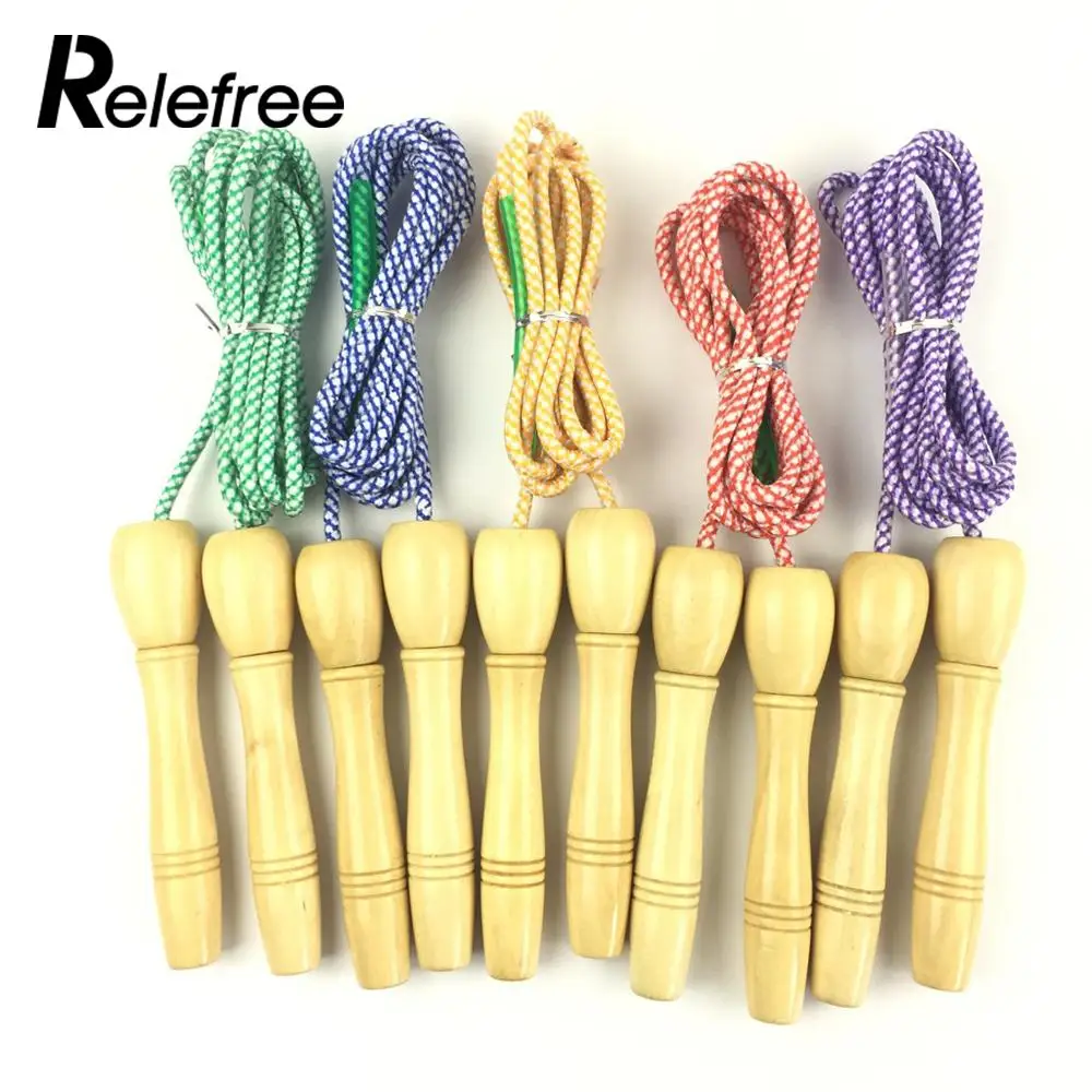 

Wood Sport Skipping Rope Rope Skipping Exercise Jump Rope Funny Outdoor