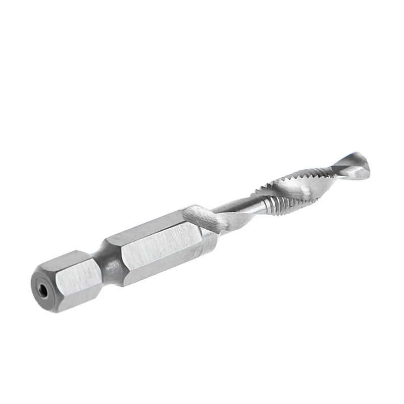 4Pcs/Set High Speed Steel HSS 4241 Drill Bits Hex Shank Spiral Tap M3-M6 4Pcs/Set High Speed Steel HSS 4241 Drill Bits Hex Shank Spiral Tap M3-M6