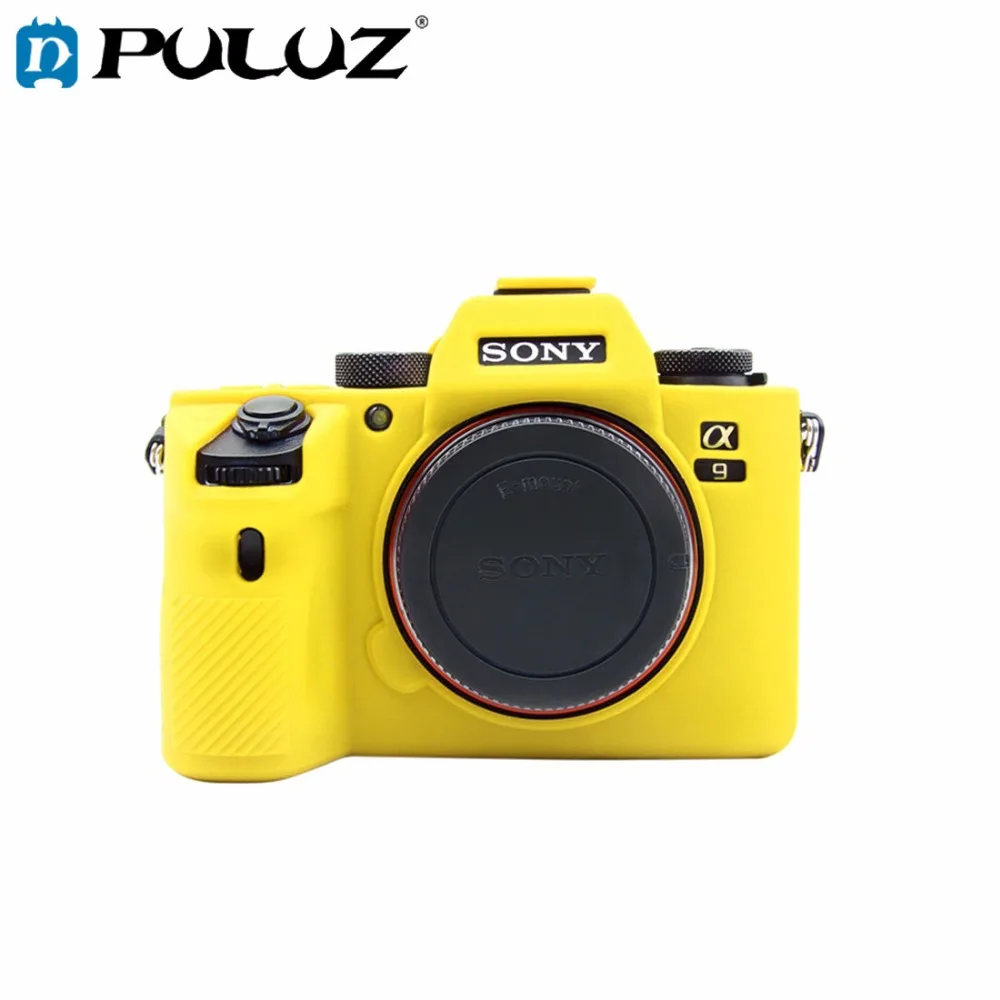 PULUZ чехол для sony A9/ILCE-9 Мягкие силиконовые камуфляжные Защитный чехол для sony Камера чехол