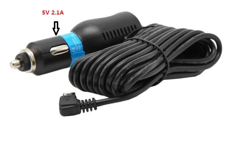 50 шт. DC 5 V 2.1a или 1.5A Mini USB Автомобильное Мощность переходник для зарядного устройства кабель, шнур для. mini 5 P T Зарядное устройство
