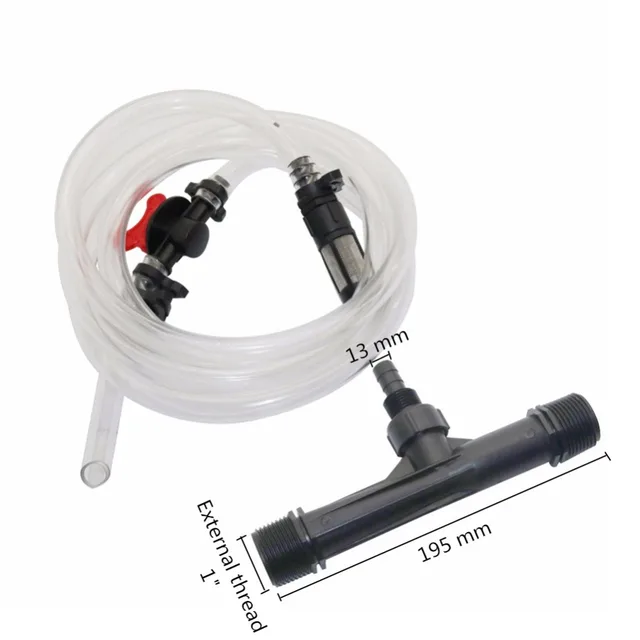 1 Hüvelykes 1,5 Férfi Szál Venturi Műtrágya Injektorkészletek Tupe Kerti Mezőgazdasági Öntözőrendszer Eszköz 1Set - Image 2