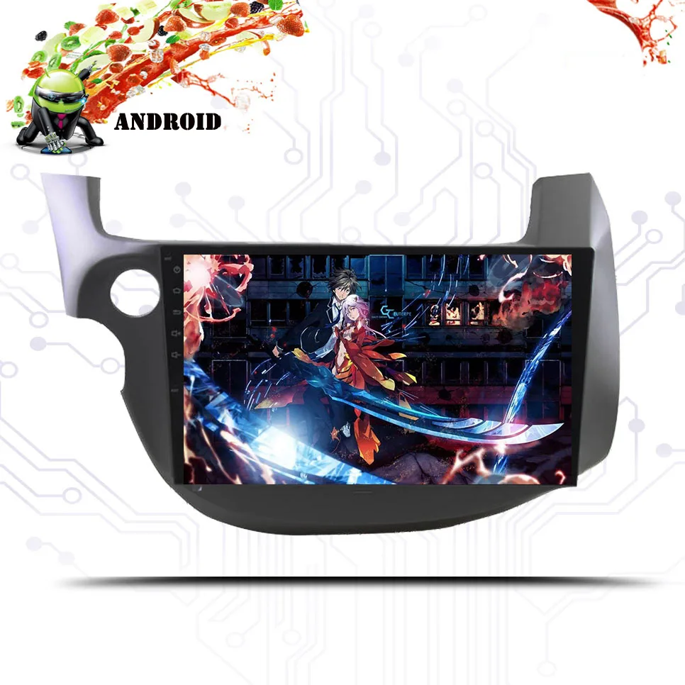 Flash Deal Car Multimedia Android 9.1 DVD GPS Navigation For HONDA FIT JAZZ 2007 2008 2009 2010 2012 2013 radio video player Tape Recorder 4