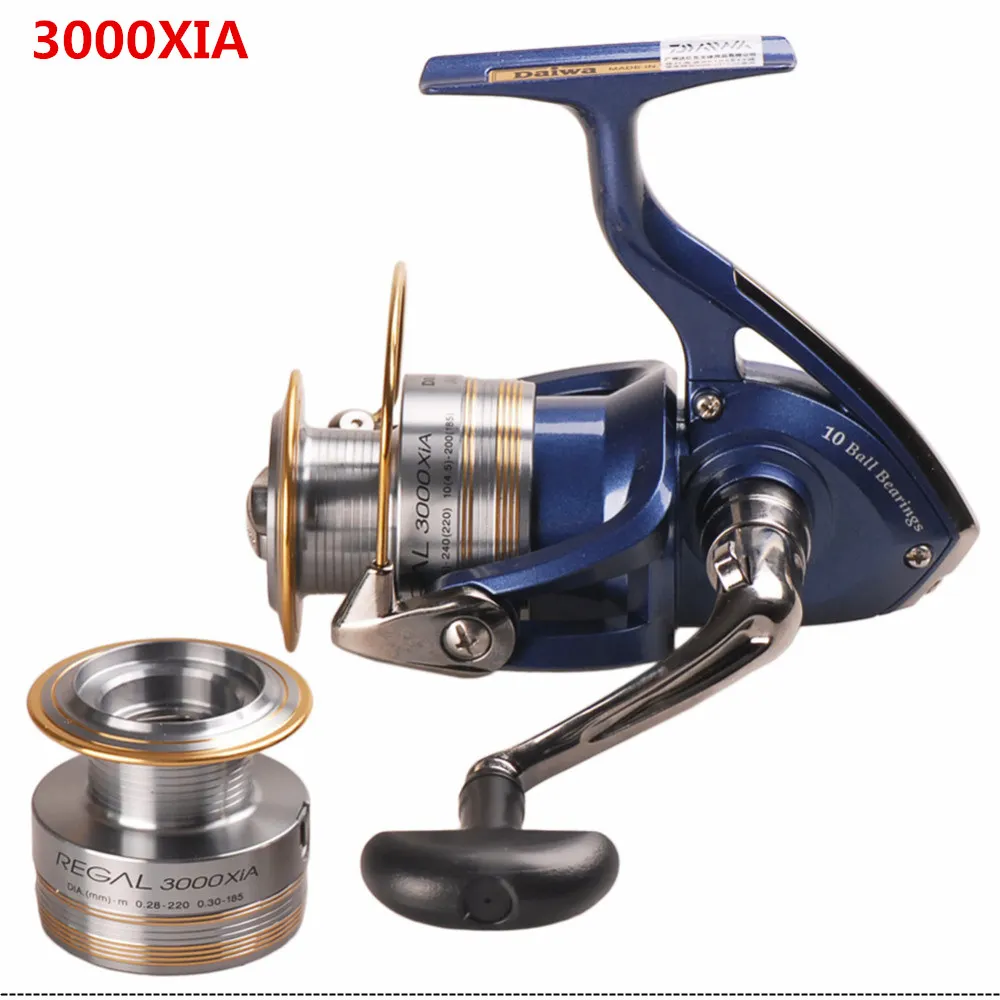 DAIWA REGAL Рыболовная Катушка+ Запасная Шпуля 2000XIA 2500XIA 3000XIA 4000XIA 5,3:1 10BB Катушка для Спиннинга товары для рыбалки - Цвет: 3000XIA