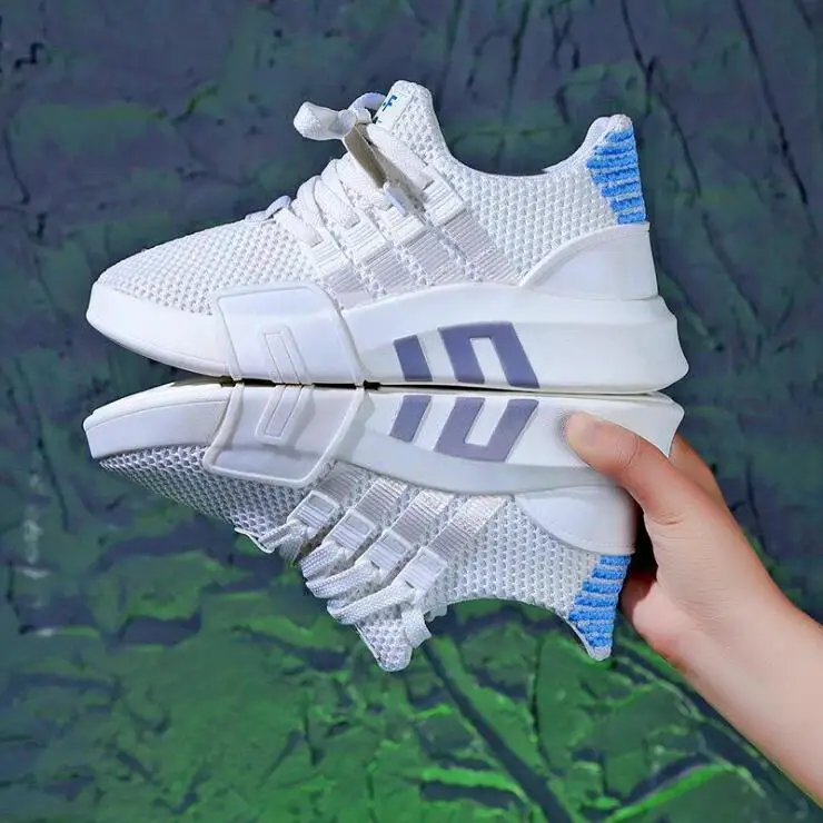 

Sneakers 2019 suprem Women Sport Shoes Lace-Up Beginner Rubber men shoes Mesh Round Cross Straps Flat Sneakers Running Shoes