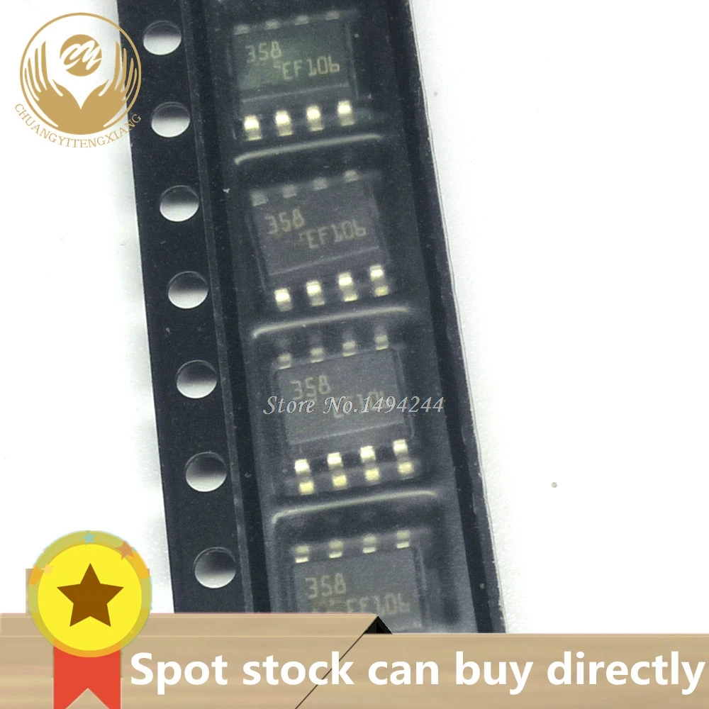 Spot 50PCS/LOT LM358DR LM358D LM358 SOP8 four comparator Current ...