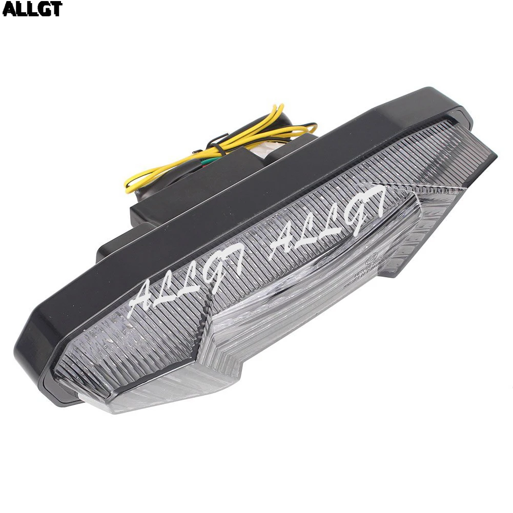 

ALLGT Integrated LED Motorcycle Tail Light Turn Signal Fit For Yamaha FZ-09 MT-9 2014