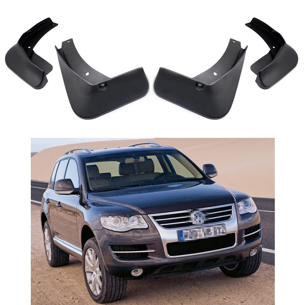 1Set Mud Flap Splash Guard For Volkswagen Touareg 2007 2010