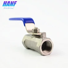 1 шт. 304 шаровой клапан из нержавеющей стали BSP 1/" DN8 с внутренней резьбой стандартный порт Внутренний прямой узор