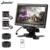 Jansite 7 “TFT LCD Monitor Dell’automobile del HD Display Aviation testa della macchina fotografica di Inverso Telecamera di Assistenza Sistema Paking 18IR della macchina fotografica LED monitor