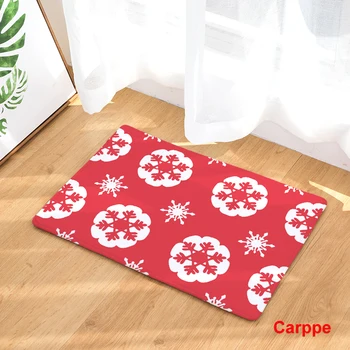 

Doormat Carpets Christmas Print Mats Floor Kitchen Bathroom Rugs 40X60or50x80cm
