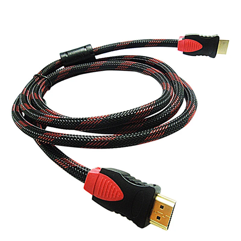 High Speed HDMI Cable HDMI to HDMI 1.4 Cables Gold Plated Plugs 1080P 3D HDMI Cable For TV Laptop Projector Computer Multimedia