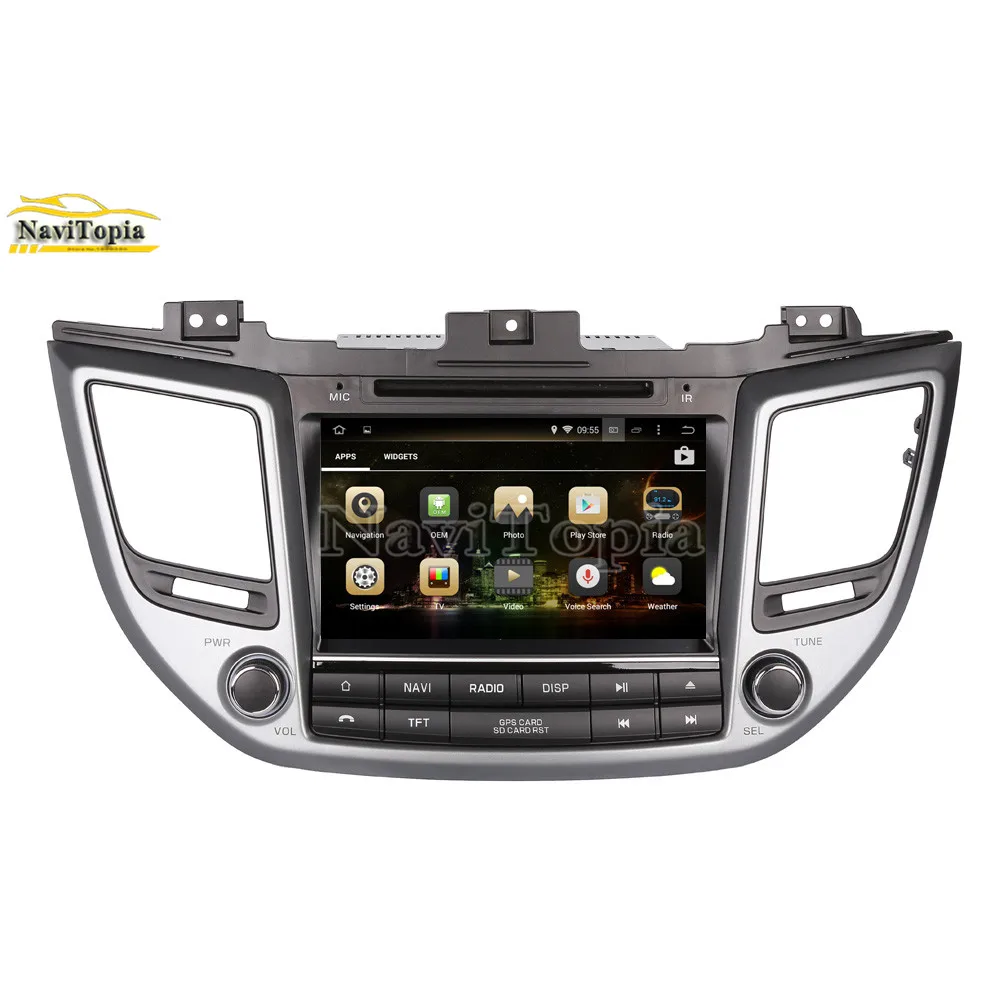 Discount NAVITOPIA 4G RAM 64G ROM PX6 Android 9.0 Car DVD Multimedia Player GPS Navigation for Hyundai Tucson 2015 2016 2017 2018- 10
