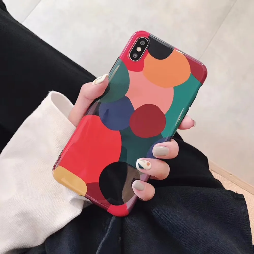 

Phone Cases for iPhone X XR XS Max High Sales Retro Style Soft Full Protective Back Cover For iPhone 6 6s 7 8 Plus Cover Bags