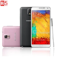 Разблокирована samsung galaxy note iii n9005 телефон lte wcdma quad core 3 Г RAM 16 Г ROM 1080 P 13.0MP Quad core 5.7 ”Экран примечание 3