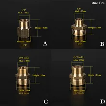 1/" BSP до 1/4" 3/" 1/2" 3/" BSP мужской/женский снижение Латунь трубы фитинг разъем Соединительный адаптер, переменной диаметр