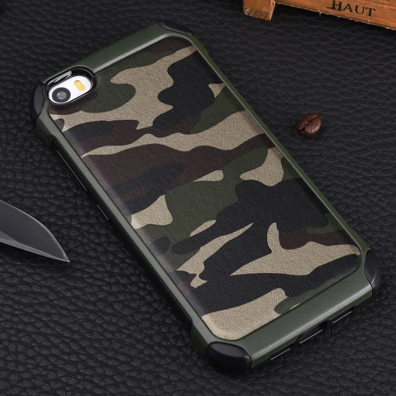 

High Quality Army Camo Camouflage Pattern back cover Hard Plastic TPU Armor Anti-knock protective case For Xiaomi Mi 5 6 Mi5 Mi6