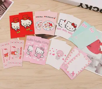 

20 Packs Cartoon Christmas Holdiy Letter Paper Invitation Card Party Birthday Greeting Cards 40 Pcs For 1Pack 1 Color