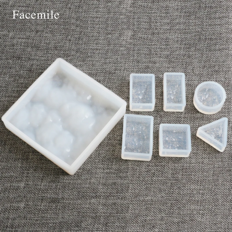 Facemile 7 силиконовых форм для самостоятельного изготовления ювелирных украшений