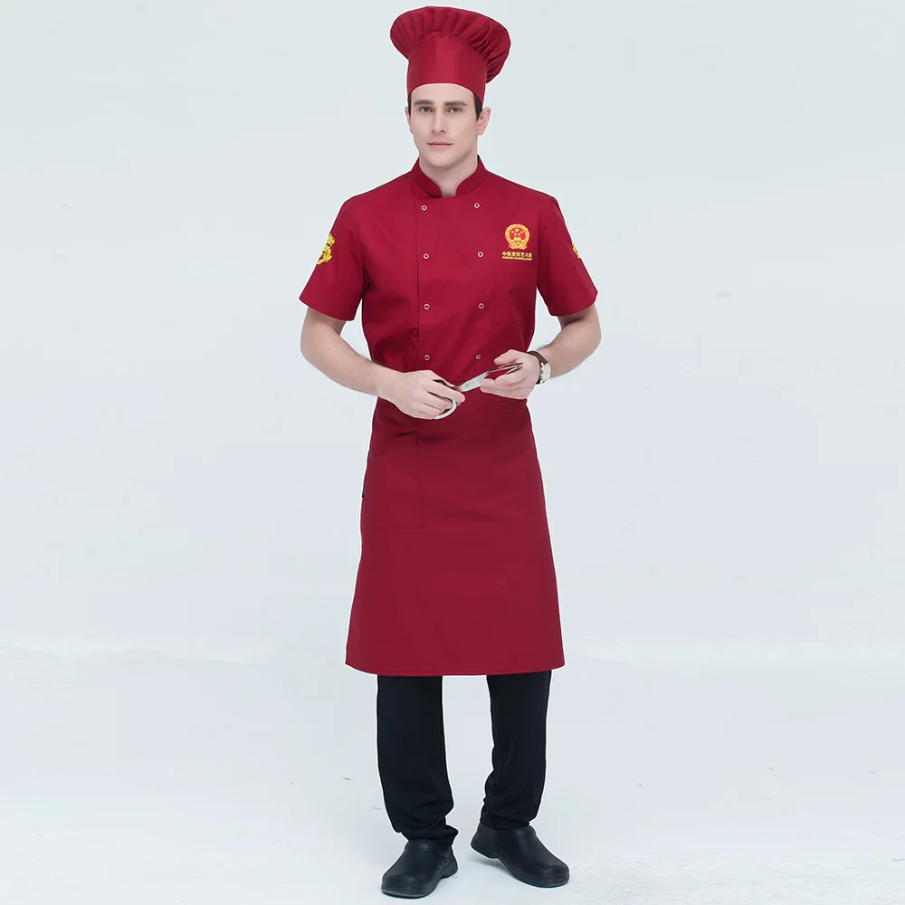 Food Service chef uniforms hotel catering chef Kitchen Jacket cooker work clothes unisex restaurant uniform shirts men chef new