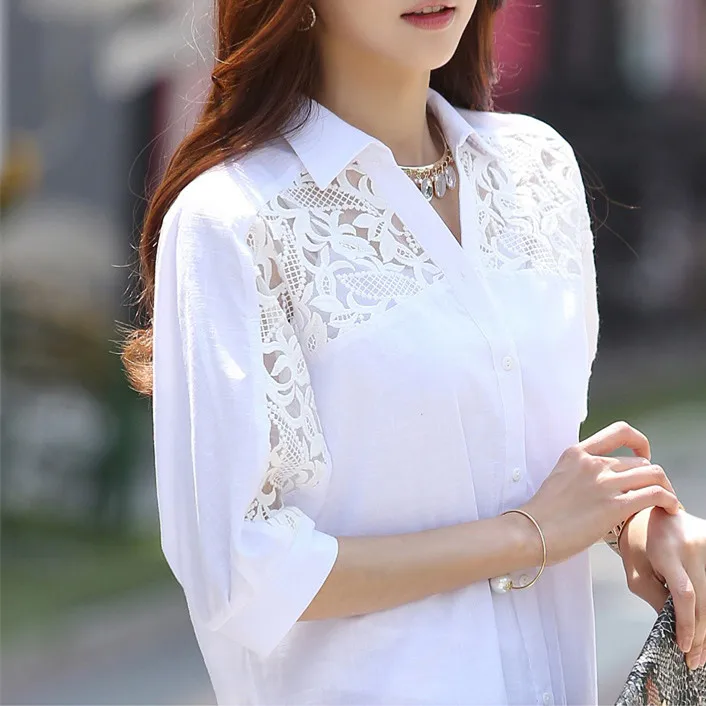 Большой Размеры 3XL летние женские белые топы Для женщин блузка Мода Весна Повседневное рукава «летучая мышь» рубашки женские топы Hots T82803A