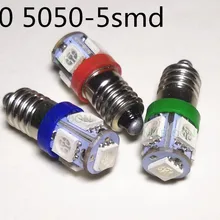5 шт. 24v E10 лампочка для инструмента 4,5 v дисплей ширина лампа для чтения светильник E10 12V номерного знака 3V E10 сигнальная лампа DC6V сигнальный светильник