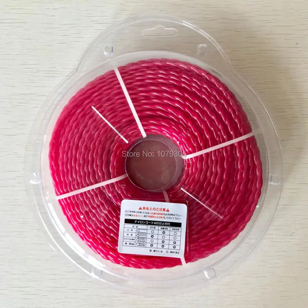 Grass Trimmer Line 3.0mm Diameter 380G twist Brush Cutter Power Nylon Line Grass Cutting weed cutter