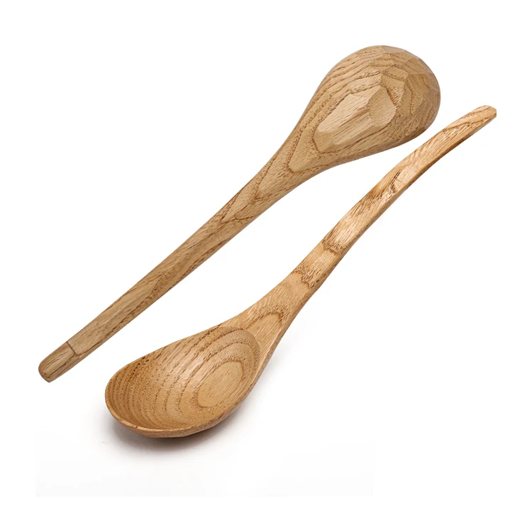 Set of 2 Large Wood Spoons Creative Tortoise-shell Wooden Porridge Soup Cereal Spoons Catering Ladles Wood Utensil Kitchen Accessories (3)
