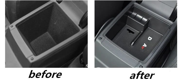 Car Central Armrest Storage Box container holder sticker Car accessories Car Styling for 2016 2017 2018 VW Volkswagen Passat B8