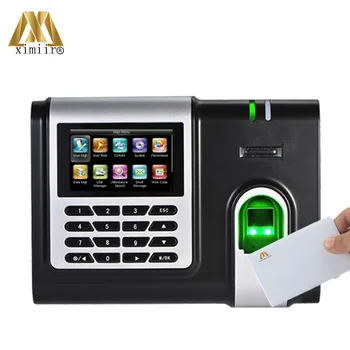 

Hot Sale Time Clock Fingerprint Sensor With Free Software And MF IC Card Reader X628-C Biometric Attendance System