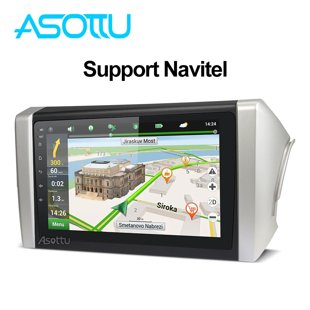 Clearance Asottu Android 8.1 Car DVD Player for toyota innova Octa Core Car DVD GPS Navigation palyer car stereo Car DVD Multimedia 5