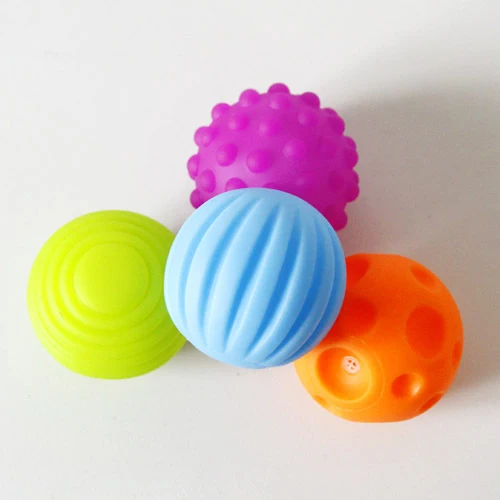 4@6 pcs Textured Multi Ball Set develop baby's tactile senses toy Baby touch hand ball toys baby training ball Massage soft ball 8