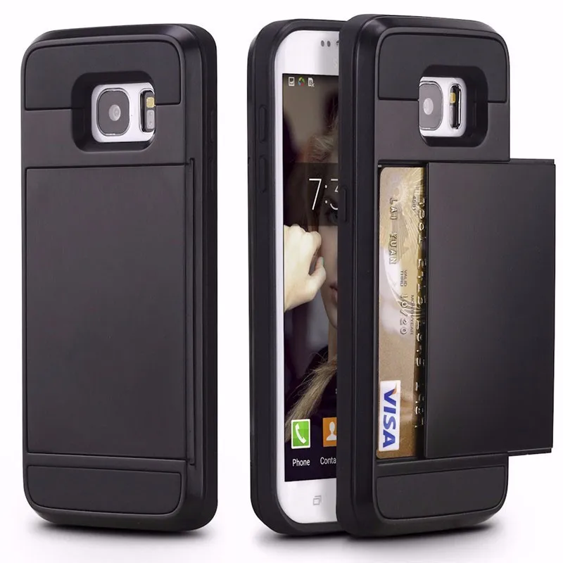 Слайд бумажник для кредитных карт чехол для телефона для samsung Galaxy S5 S6 S7 край S8 S9 S10 плюс S10e обратите внимание, для девочек от 5 до 8 лет 9 A30 A50 M10 M20 чехлы