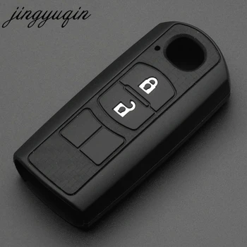 Copertura chiave dell'automobile del carbonio del SILICONE di Keyforkess per Mazda CX-5 /CX5 cassa chiave CX-9 MX5 di Atenza CX-7 per gli accessori interni dell'automobile - Copertura chiave dell automobile del carbonio del SILICONE di jingyuqin per Mazda CX 5 CX5