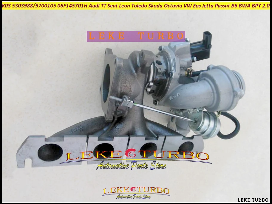 Turbo K03 53039880105 53039700105 06F145701H For Audi TT Seat Leon Toledo Skoda Octavia VW Eos Jetta Passat B6 BWA BPY 2.0 TFSI  (1)