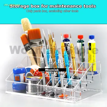 

Wozniak Mobile repair parts box Brush screwdriver holder Desktop storage rack BGA repair kit Parts rack