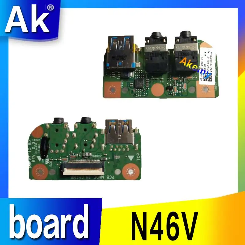 AK New! Для For Asus N46V N46VJ N46VB N46VZ ноутбук аудио usb IO Плата интерфейса | Компьютеры и офис