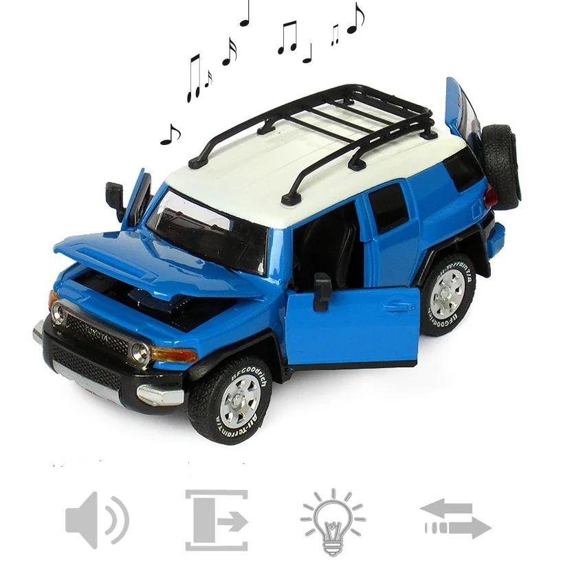 Сплава литья под давлением для Toyota Cruiser FJ внедорожник Спорт Модель автомобиля 1:32