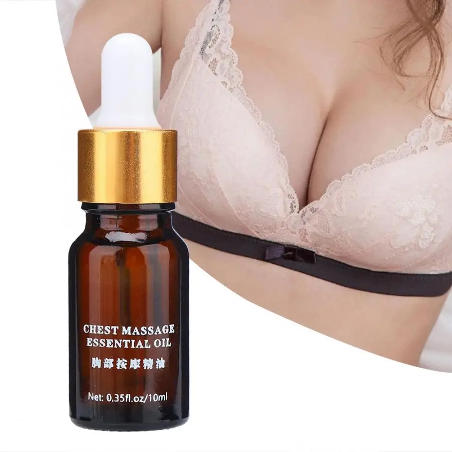 Массажное эфирное масло для груди укрепляющее увеличение бюста лифтинг уход за кожей 10 мл