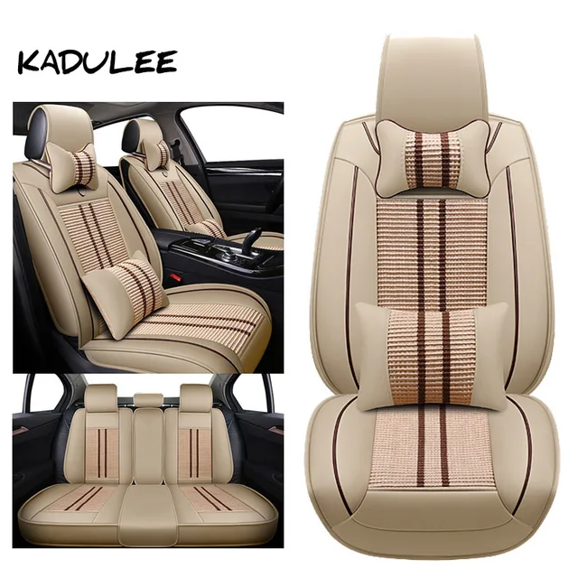 KADULEE ice silk car seat cover for suzuki swift baleno ignis jimny sx4