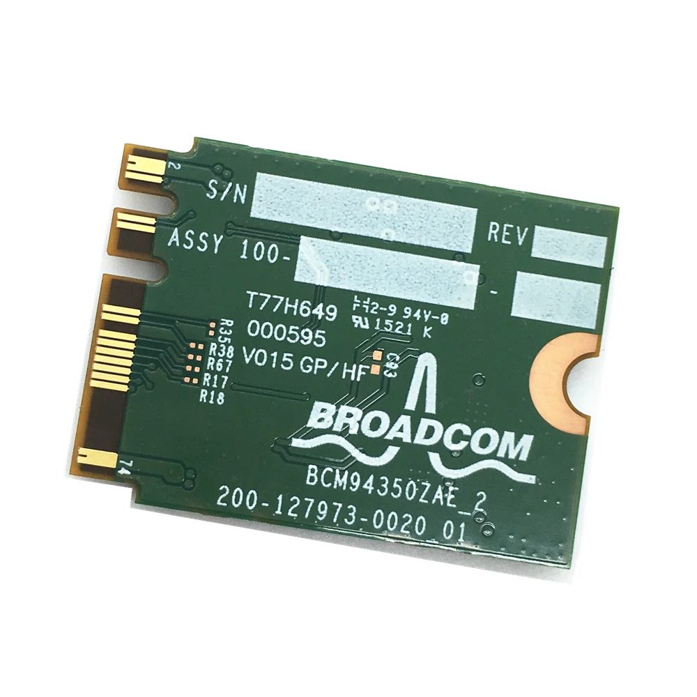 Беспроводная карта BCM94350 BCM94350ZAE AC NGFF 802.11ac 867M Bluetooth BT 4 1 Wi Fi для фотографий Φ 00JT494
