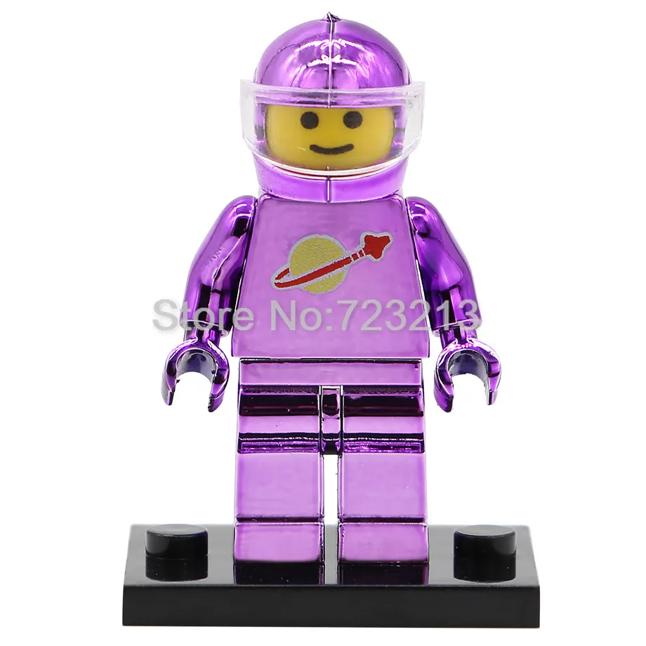 chrom astronaut figure single