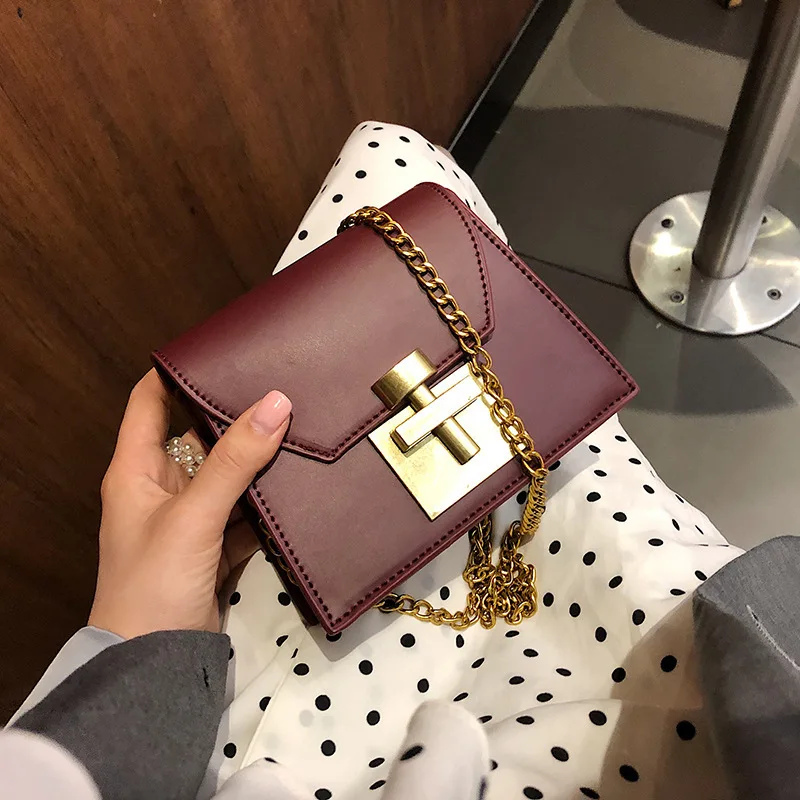 

Female Crossbody Bags Women 2019 High Quality PU Leather Luxury Handbags Designer Sac A Main Ladies Lock Shoulder Messenger Bag