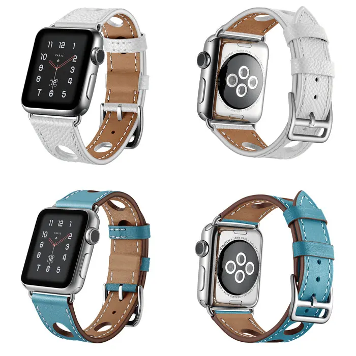 Bracelet cuir Apple Watch Séries 6/5/4/3/2/1