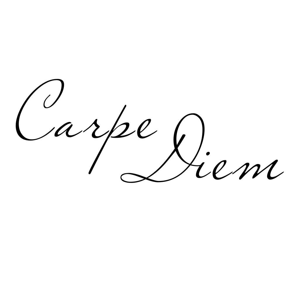 Carpe Diem вдохновляющая жизнь наклейка с цитатами для гостиной Съемная настенная