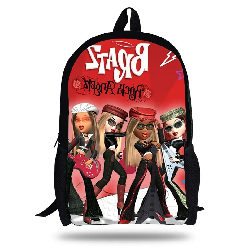 Beliebte 16 Zoll Cartoon Bratz Mädchen Druck Rucksack Set Für Kinder Schule  Taschen Bunte Teenager Mädchen Laptop Bookbag|School Bags| - AliExpress