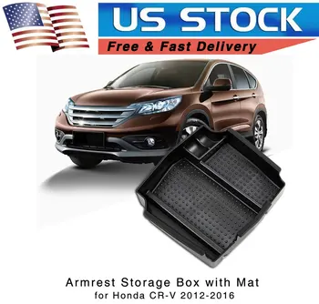 

US STOCK Armrest Storage Box Holder for Honda CR-V 2012 2013 2014 2015 2016 Central Console Glove Tray