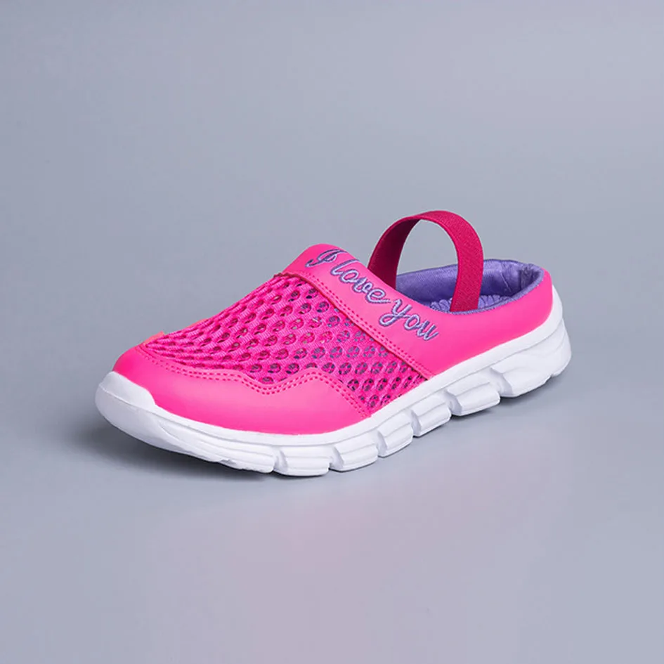 Breathable Girls Beach Shoes 2017 Mesh Kids Girls Sandals Unisex