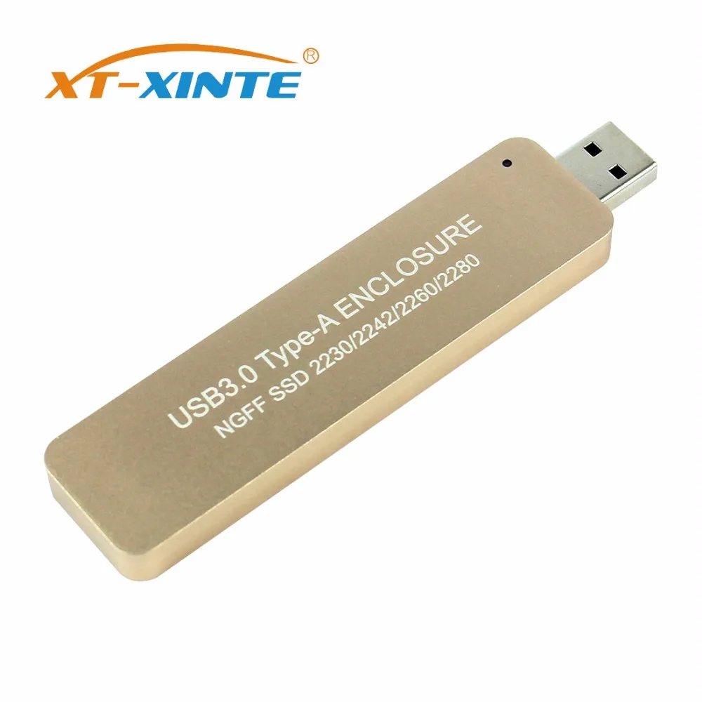 LM-781U USB3.0 TYPE-A для NGFF SSD корпус внешний жесткий диск чехол USB 3,0 коробки прямой штекер в USB для NGFF SSD 2230/2242/2260/2280